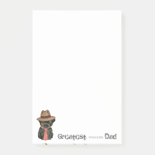 Affenpinscher Dad Post-it® Notes (Voorkant)