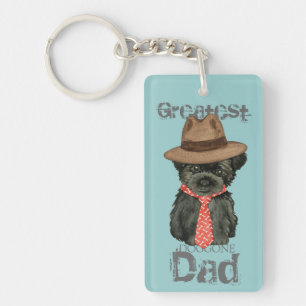 Affenpinscher Dad Sleutelhanger