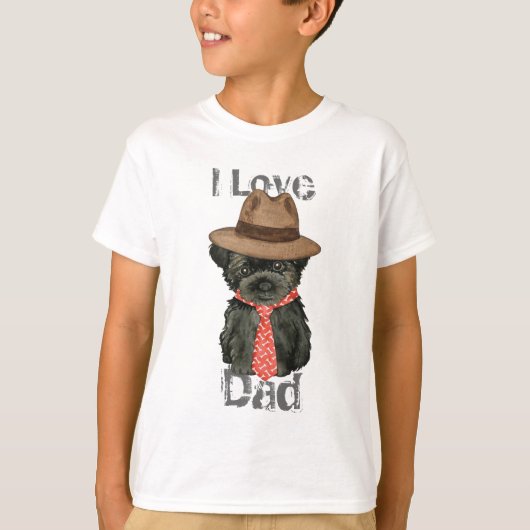 Affenpinscher Dad T-shirt (Voorkant)