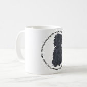 Affenpinscher deuntje koffiemok (Voorkant links)