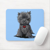Affenpinscher Dog Art Mousepad Muismat (Met muis)