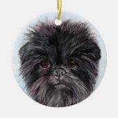 Affenpinscher Dog Art Ornament (Voorkant)