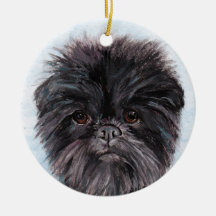 Affenpinscher Dog Art Ornament