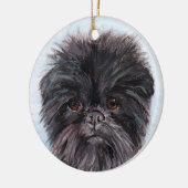 Affenpinscher Dog Art Ornament (Links)