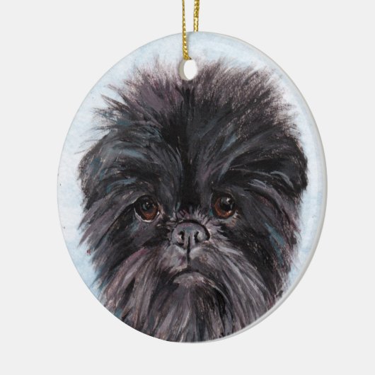 Affenpinscher Dog Art Ornament (Links)