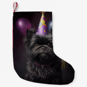Affenpinscher Dog Birthday-ballonnen Kleine Kerstsok