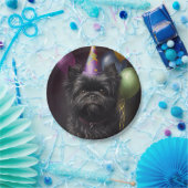 Affenpinscher Dog Birthday-ballonnen Papieren Bordje (Feest)