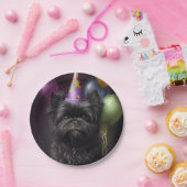 Affenpinscher Dog Birthday-ballonnen Papieren Bordje (Feest)