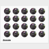 Affenpinscher Dog Birthday-ballonnen Ronde Sticker (Vel)