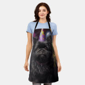 Affenpinscher Dog Birthday-ballonnen Schort (Gedragen)