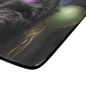 Affenpinscher Dog Birthday-ballonnen Snijplank (Hoek)