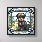 Affenpinscher Dog Canvas Afdruk (Voorkant)