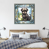 Affenpinscher Dog Canvas Kunst (Insitu (Slaapkamer))