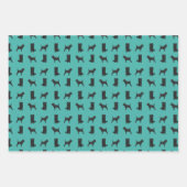 Affenpinscher Dog  Florals Inpakpapier Vel (Voorkant 2)