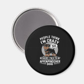 Affenpinscher Dog Magneet (Voorkant / Achterkant)