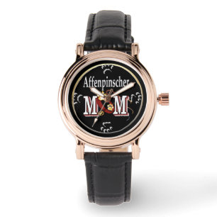 Affenpinscher Dog mama Horloge