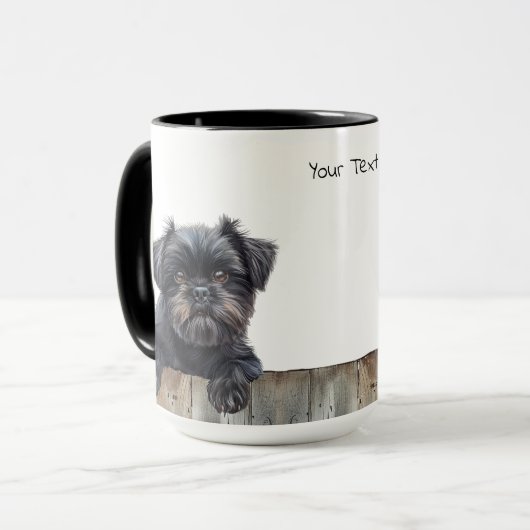 Affenpinscher Dog Mok (Voorkant links)