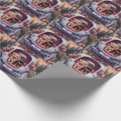 Affenpinscher Dog Valentine's Day Cadeaupapier (Hoek)