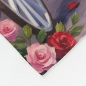 Affenpinscher Dog Valentine's Day Fleece Deken (Hoek)