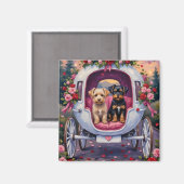 Affenpinscher Dog Valentine's Day Magneet (Voorkant / Achterkant)