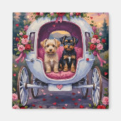 Affenpinscher Dog Valentine's Day Magneet (Voorkant)