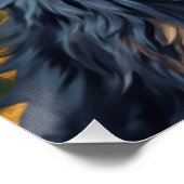 Affenpinscher Dog with Christmas Ornament Perfect Poster (Hoek)