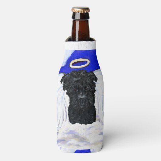 Affenpinscher Engel Flesjeskoeler (Fles Voorkant)