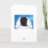 Affenpinscher ENGEL Kaart (Achterkant)