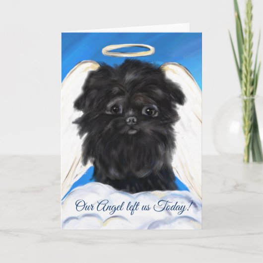 Affenpinscher ENGEL Kaart (Voorkant)