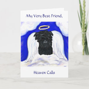 Affenpinscher Engel Kaart