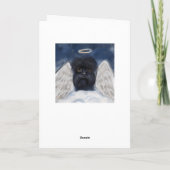 Affenpinscher ENGEL Kaart (Achterkant)