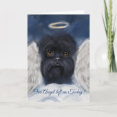 Affenpinscher ENGEL Kaart (Voorkant)