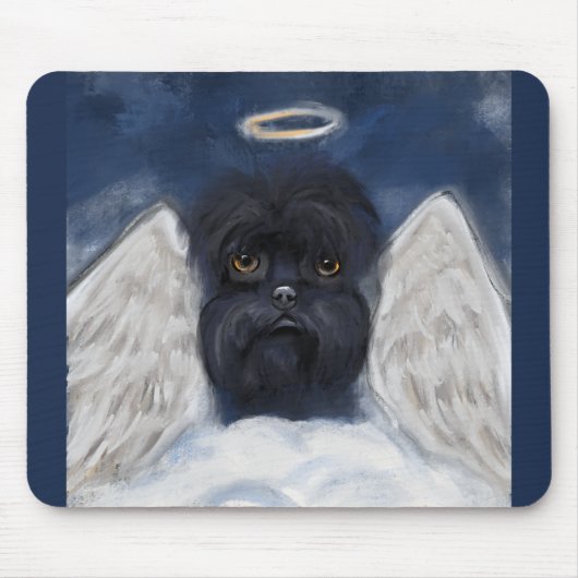 Affenpinscher Engel Muismat (Voorkant)