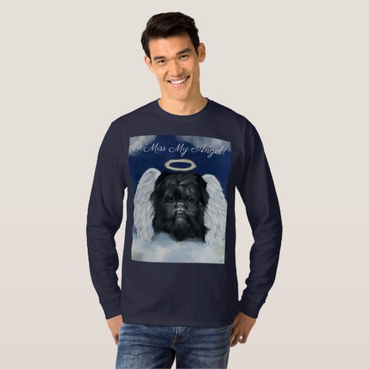 Affenpinscher Engel T-shirt (Voorkant volledig)
