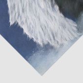 Affenpinscher Engel Tissuepapier (Detail)