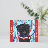 Affenpinscher Feestdagenkaart (Staand voorkant)