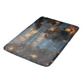 Affenpinscher Feestelijke Kerstreis Badmat (Gekanteld)