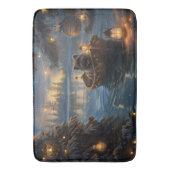 Affenpinscher Feestelijke Kerstreis Badmat (Voorkant Verticaal)