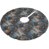 Affenpinscher Feestelijke Kerstreis Kerstboom Rok (Gekanteld)