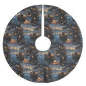 Affenpinscher Feestelijke Kerstreis Kerstboom Rok (Voorkant)