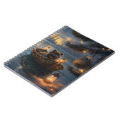 Affenpinscher Feestelijke Kerstreis Notitieboek (Linkerzijde)