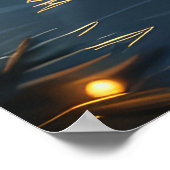 Affenpinscher Feestelijke Kerstreis Poster (Hoek)