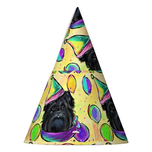 Affenpinscher Feesthoedjes (Links)