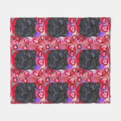 AFFENPINSCHER FLEECE DEKEN (Voorkant (Horizontaal))