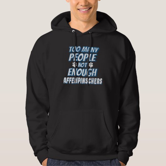 Affenpinscher Fok Eigenaar Hond Hoodie (Voorkant)