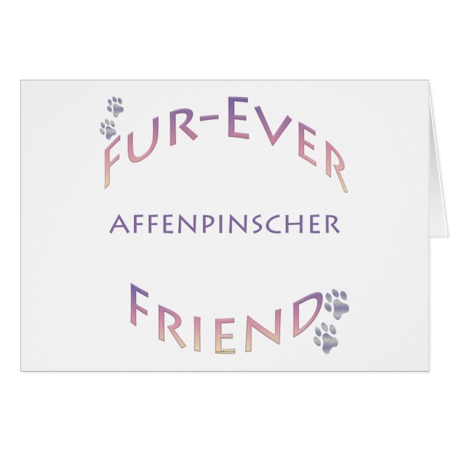 Affenpinscher Furever (Voorkant Horizontaal)