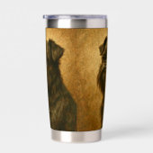 Affenpinscher Geïsoleerde Drinkbeker (Rechts)