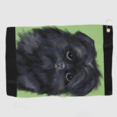 AFFENPINSCHER GOLFHANDDOEK (Horizontaal)