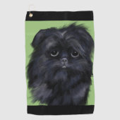 AFFENPINSCHER GOLFHANDDOEK (Voorkant)