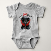 Affenpinscher Grappige Halloween Vampier Hond Romper (Voorkant)